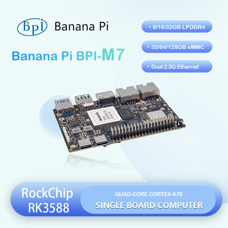 Banana Pi Bpi-m7 Rockchip Rk35 - Banana Pi Bpi M7 Rk3588 บทวิจารณ์และราคา