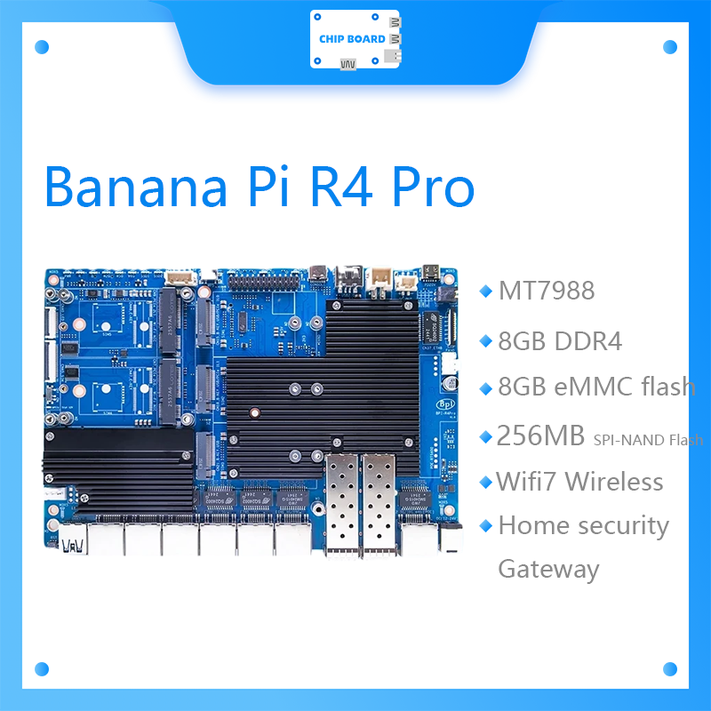 บอร์ด Banana Pi BPI-R4 Pro มีช - Bananapi Bpi R4 Wifi 7 บทวิจารณ์และราคา